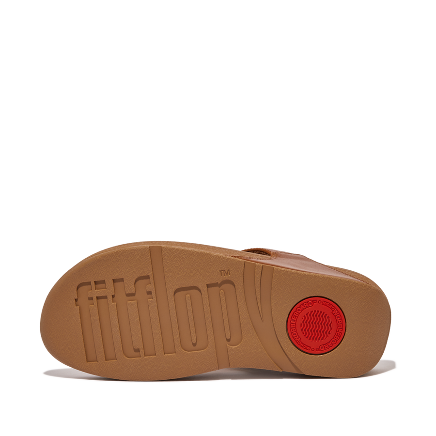 FitFlop - Lulu Leather Toepost - Light Tan - Sandals