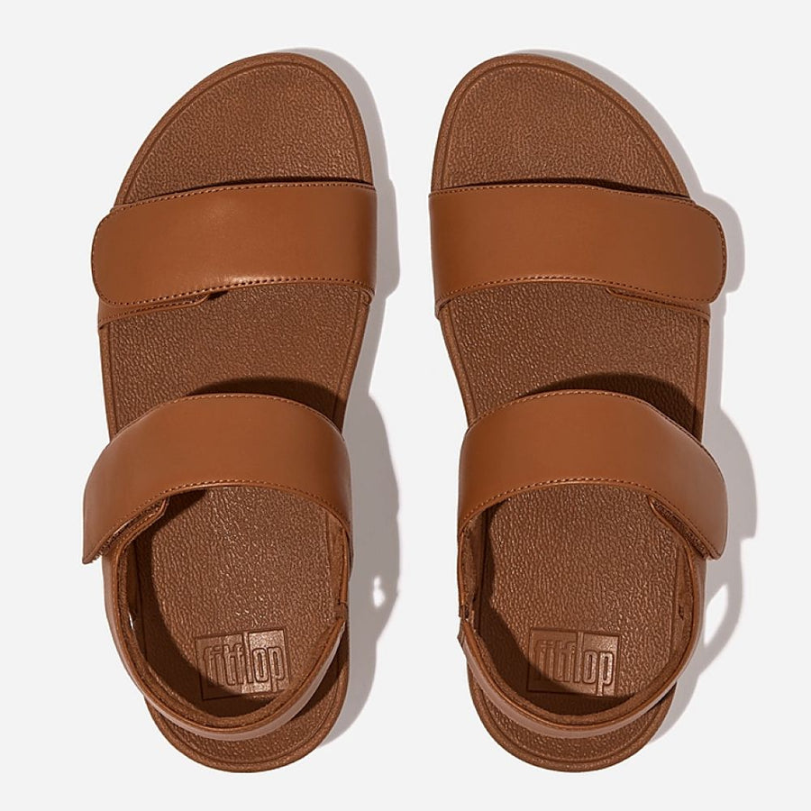 FitFlop - Lulu Adjustable Leather Back-Strap - Light Tan - Sandals