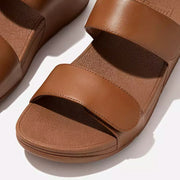 FitFlop - Lulu Adjustable Leather Back-Strap - Light Tan - Sandals