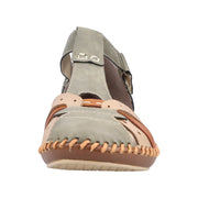 Rieker - M1655-54 - Olive/Beige/Cayenne - Shoes