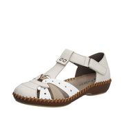 Rieker - M1655-61 - Porzellan/Weiss/Altrosa - Shoes