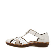 Rieker - M1655-61 - Porzellan/Weiss/Altrosa - Shoes