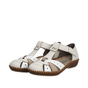 Rieker - M1655-61 - Porzellan/Weiss/Altrosa - Shoes