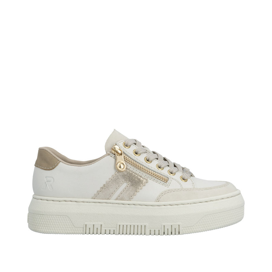 Rieker - M1912-80 - Crema/Offwhite/Muschel/Porzellan - Shoes
