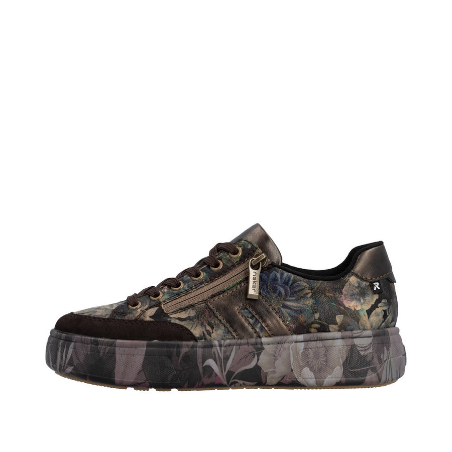 Rieker - Brooke - M7711-26 - Nougat/Schwarz - Shoes
