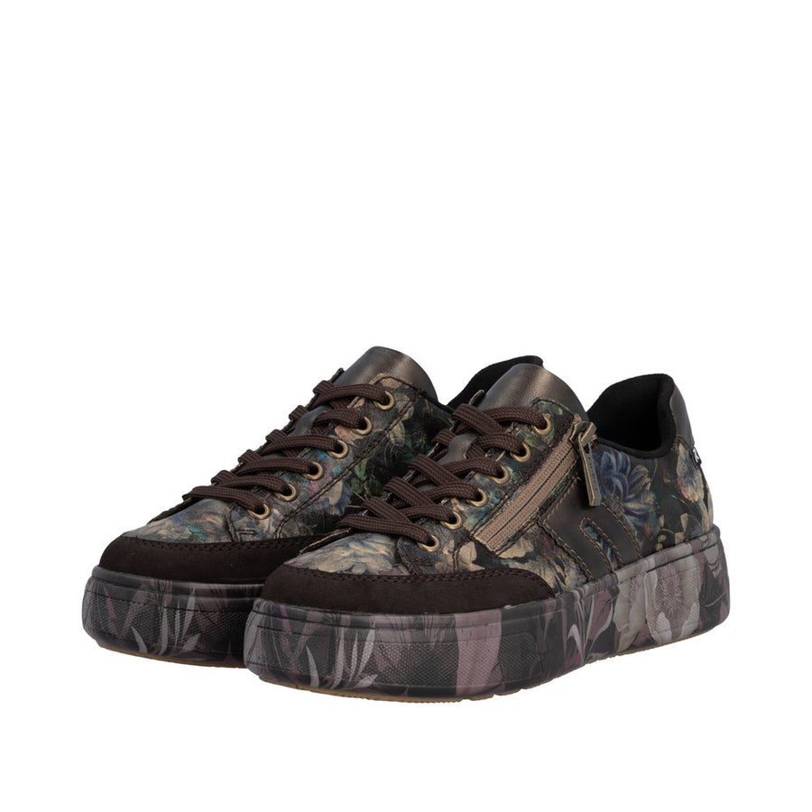 Rieker - Brooke - M7711-26 - Nougat/Schwarz - Shoes