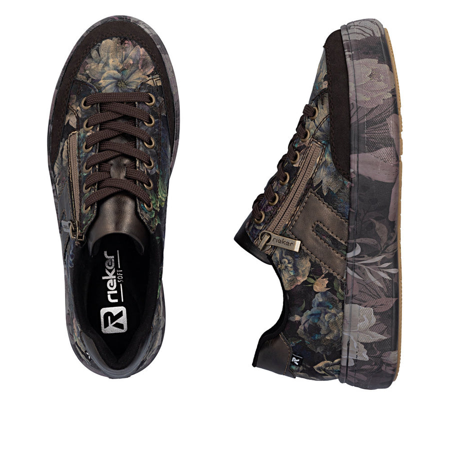 Rieker - Brooke - M7711-26 - Nougat/Schwarz - Shoes