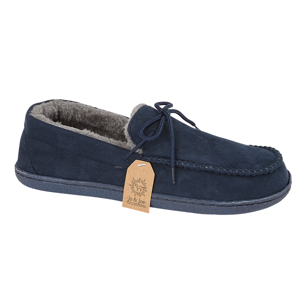 Jo & Joe - Malcolm - Navy - Slippers