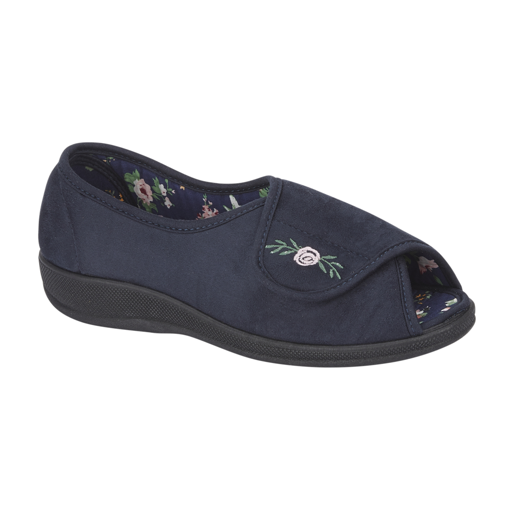 Jo & Joe - Martha - Navy - Slippers