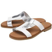 Lotus - Milena - White/Silver - Sandals