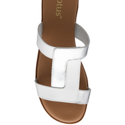 Lotus - Milena - White/Silver - Sandals