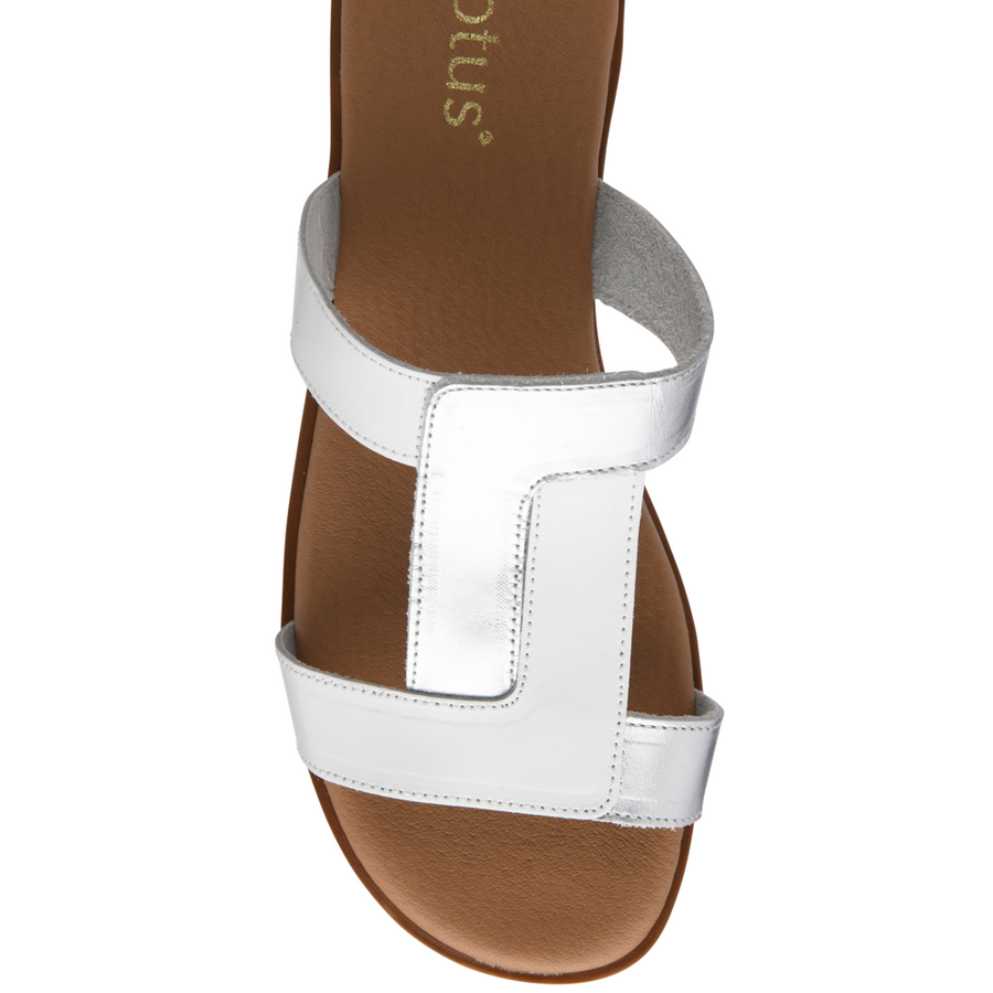 Lotus - Milena - White/Silver - Sandals