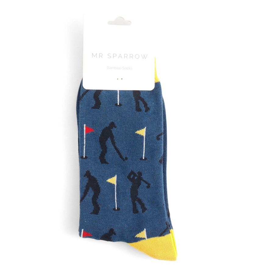 Miss Sparrow - MR031- Mr Sparrow Golfers - Navy - Socks