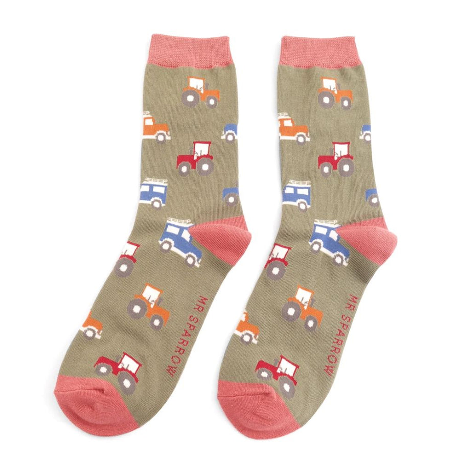 Miss Sparrow - Mr Sparrow On the Farm - Khaki - Socks