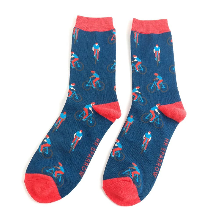 Miss Sparrow - Mr Sparrow Cyclists - Navy - Socks