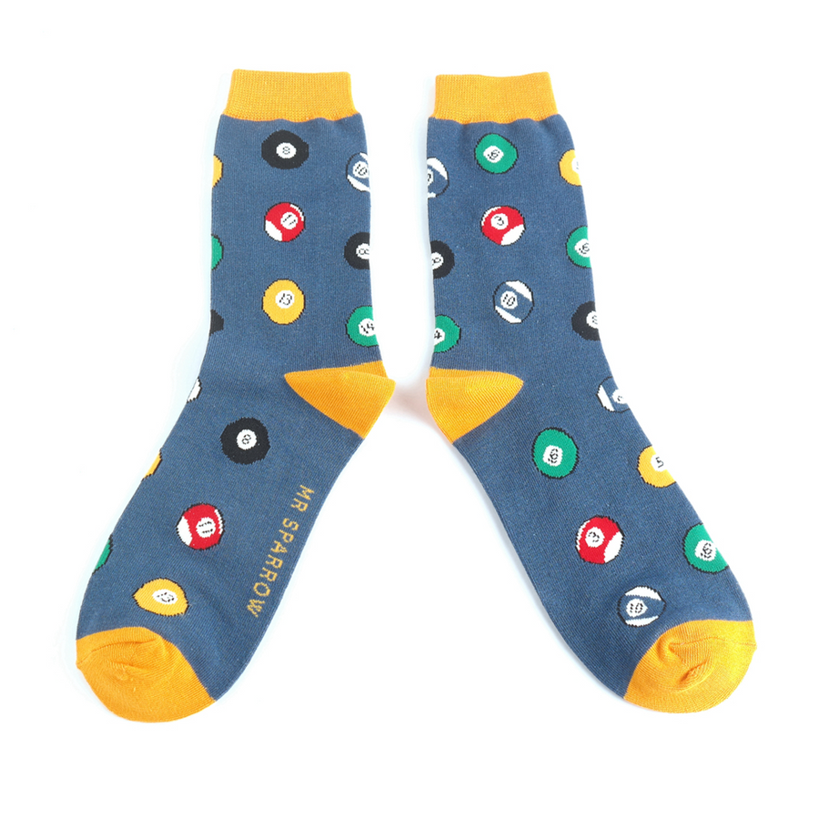 Miss Sparrow - MR077 - Mr Sparrow Pool Balls - Navy - Socks