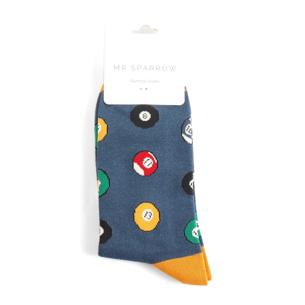 Miss Sparrow - MR077 - Mr Sparrow Pool Balls - Navy - Socks