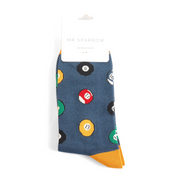 Miss Sparrow - MR077 - Mr Sparrow Pool Balls - Navy - Socks