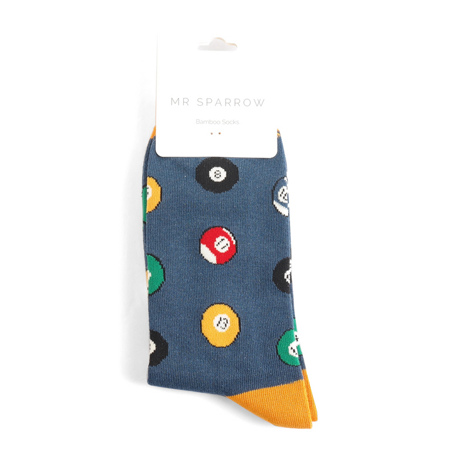 Miss Sparrow - MR077 - Mr Sparrow Pool Balls - Navy - Socks