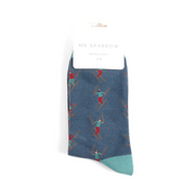 Miss Sparrow - MR078 - Mr Sparrow Skiing - Navy - Socks