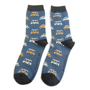 Miss Sparrow - Mr Sparrow Vintage Vehicles - Navy - Socks