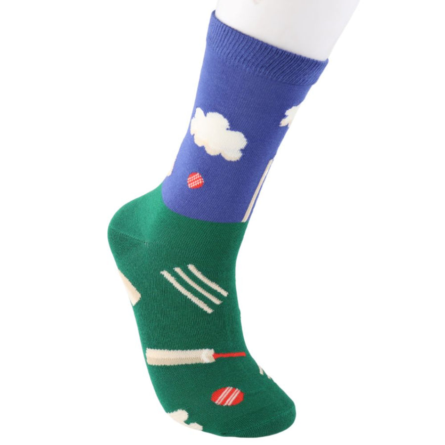 Miss Sparrow - Mr Sparrow Cricket Scene - MR146Navy - Socks