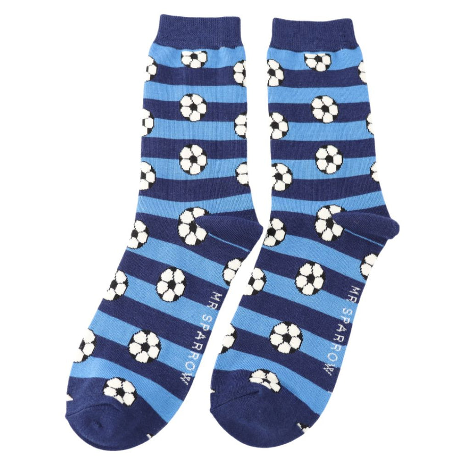 Miss Sparrow - Mr Sparrow Footballs - MR149Navy - Socks