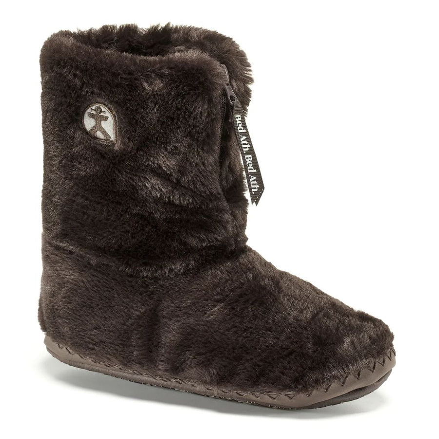 Bedroom Athletics - Marilyn Classic Faux Fur Slipper Boot - Dark Chocolate - Slippers