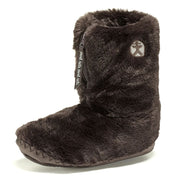 Bedroom Athletics - Marilyn Classic Faux Fur Slipper Boot - Dark Chocolate - Slippers