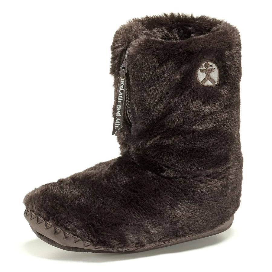 Bedroom Athletics - Marilyn Classic Faux Fur Slipper Boot - Dark Chocolate - Slippers