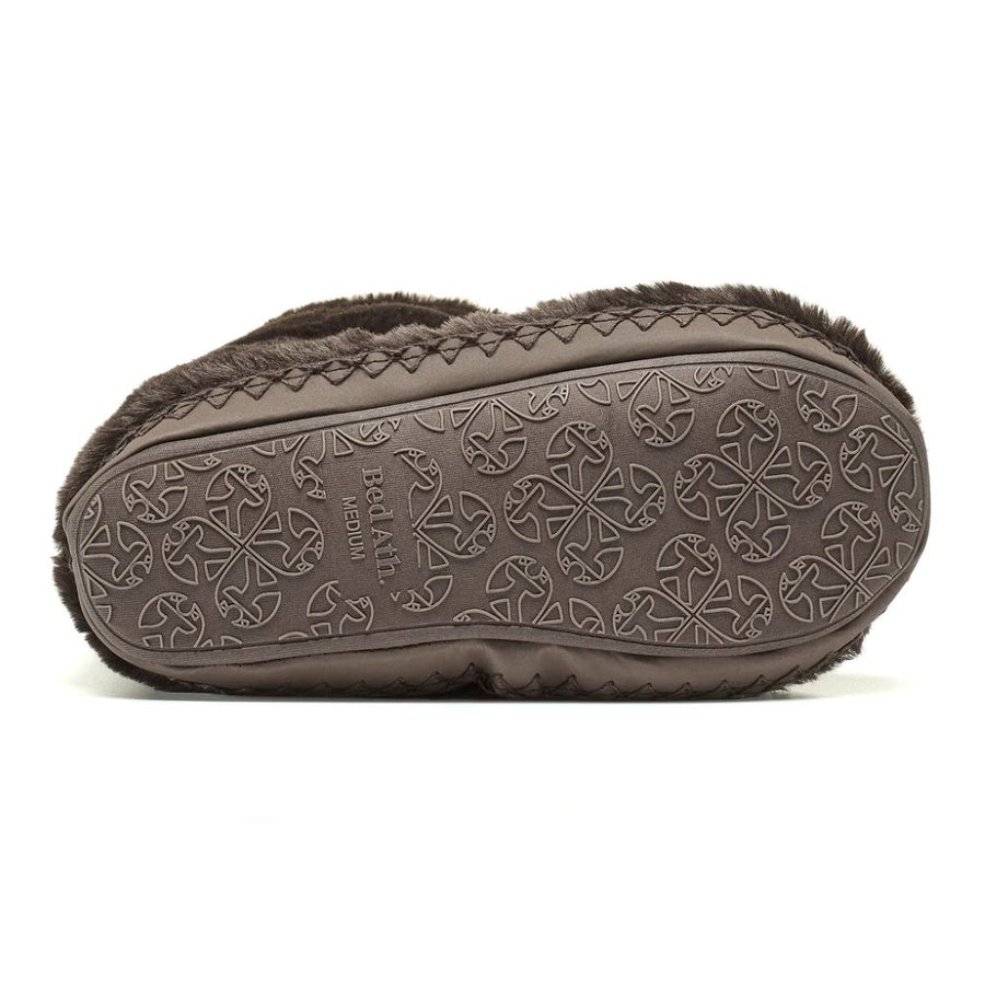 Bedroom Athletics - Marilyn Classic Faux Fur Slipper Boot - Dark Chocolate - Slippers