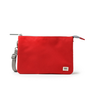 Roka - Carnaby Crossbody Mars Red XL Recycled Canvas - Bags
