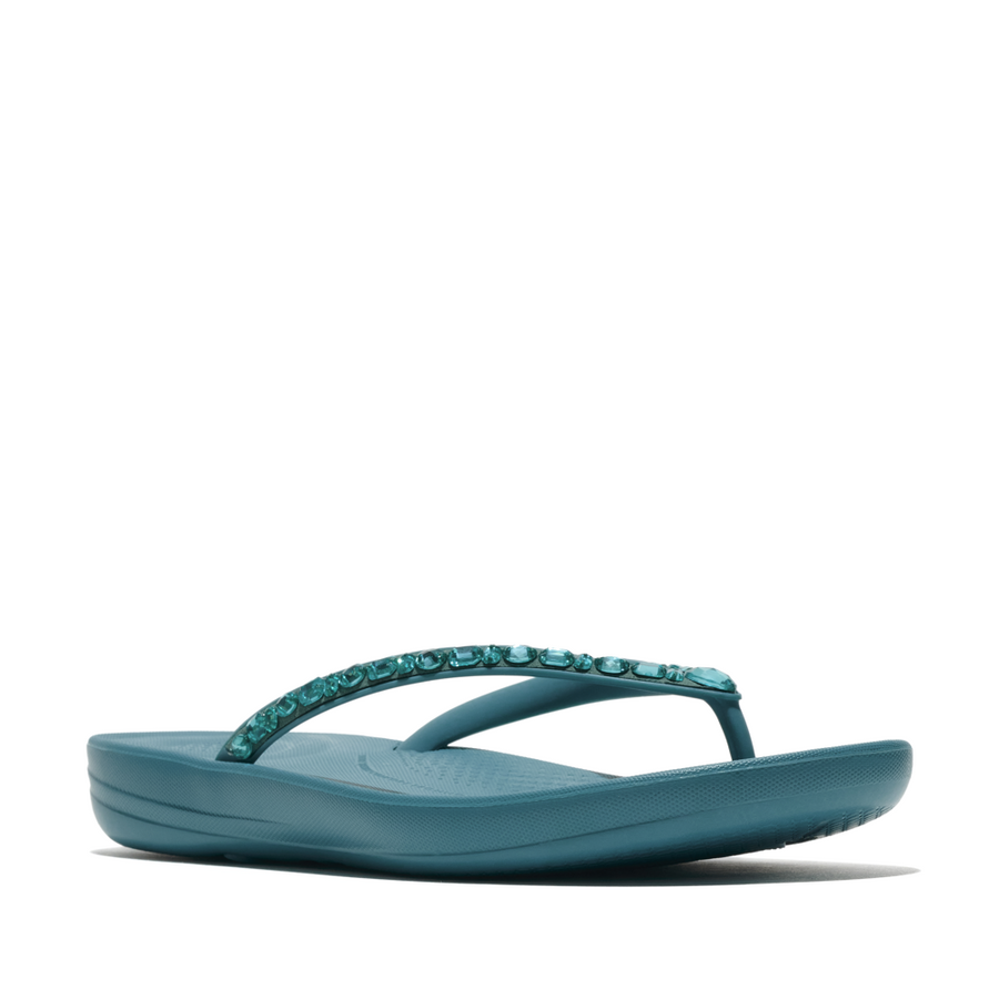 FitFlop - Iqushion Multi-Crystal Ergonomic - Teal - Sandals