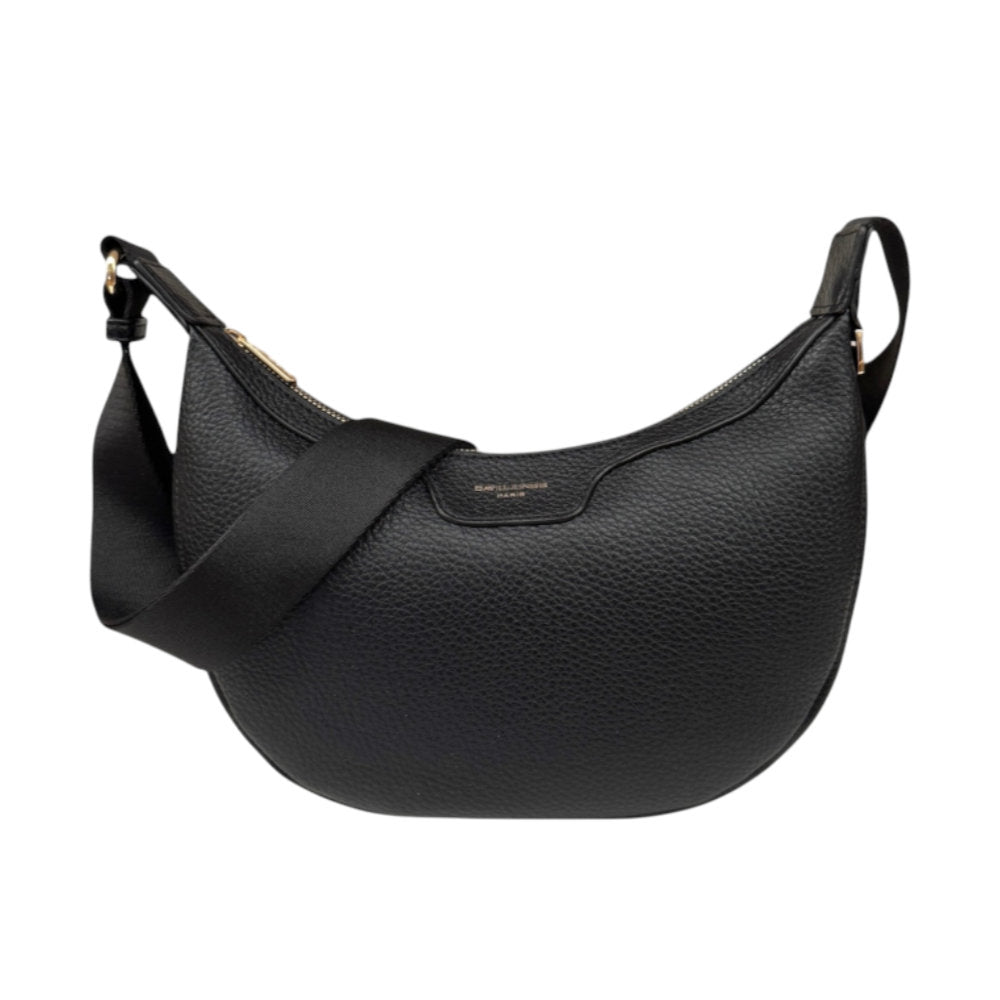 Nova Leathers - Scoop Shoulder Bag - Nvcm7102C Black