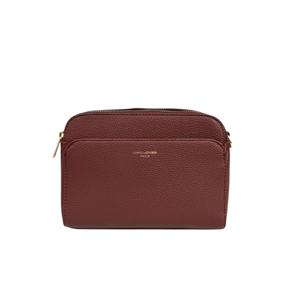 Nova Leathers - Twin Zip Camera Bag - NVCM7248 Bordeaux - Bags