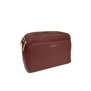 Nova Leathers - Twin Zip Camera Bag - NVCM7248 Bordeaux - Bags