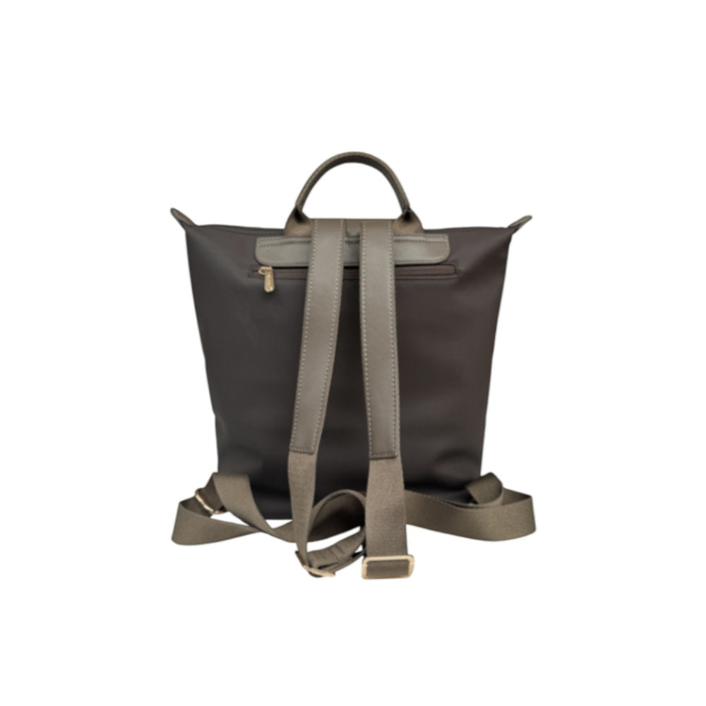 Nova Leathers - Tab Over Backpack - Nvcm7632-1 Hot Chocolate