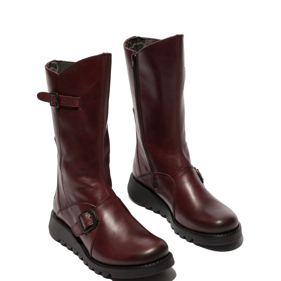 Fly London - MES2 - Wine (BlackSole) - Boots