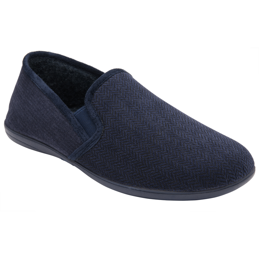 Lotus - Peter - Navy  - Slippers