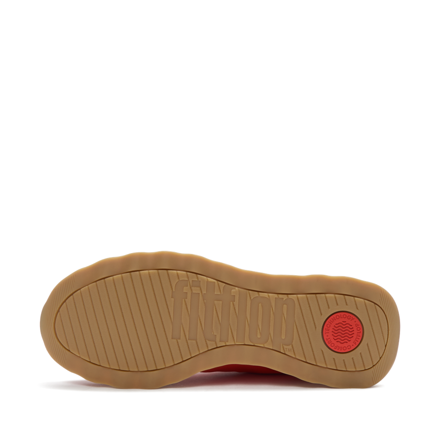 FitFlop - Retro-Q Ff Fabric/Suede - Cherry Tomato/Warm Pink - Shoes