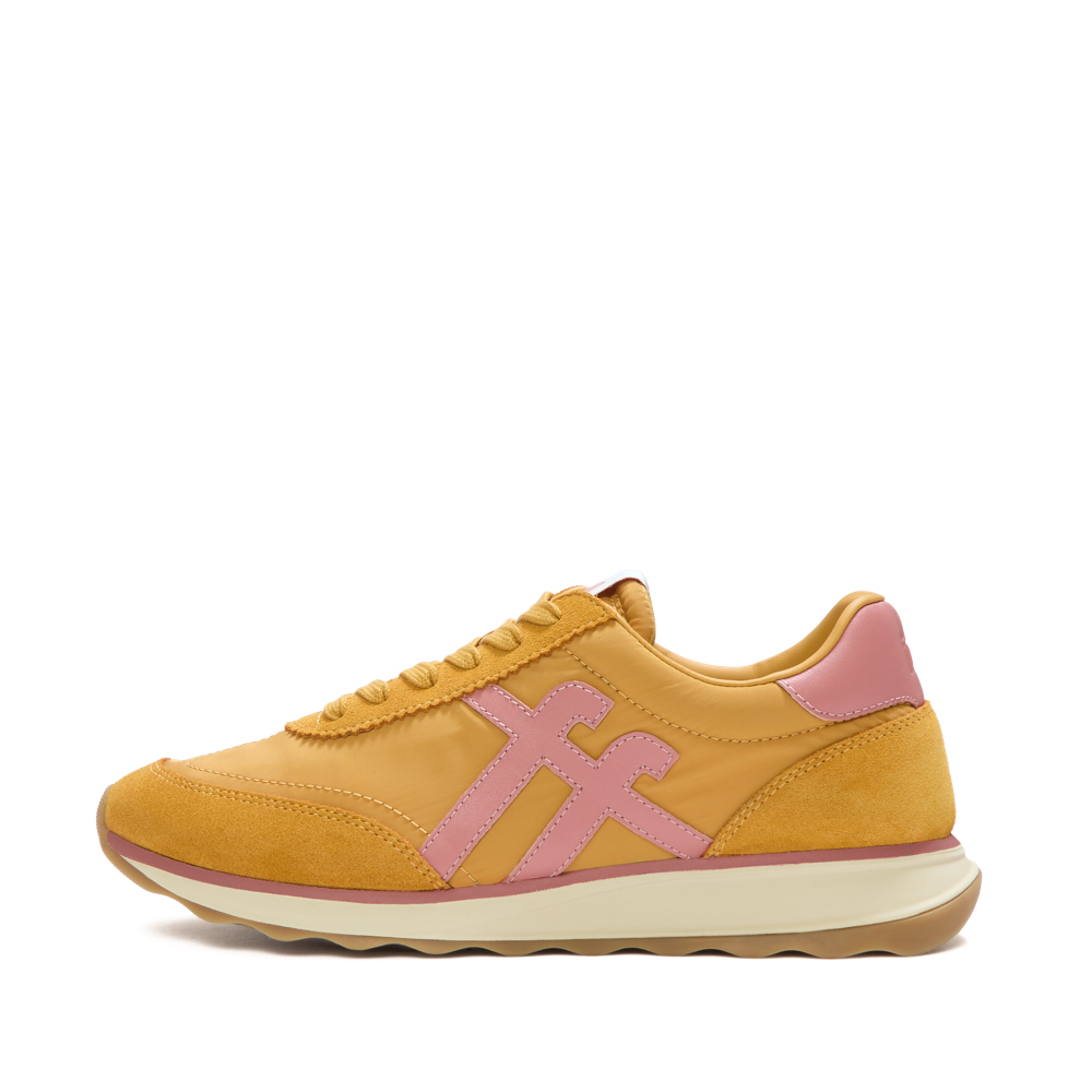 FitFlop - Retro-Q Ff Fabric/Suede - Turmeric/Desert Blush - Shoes