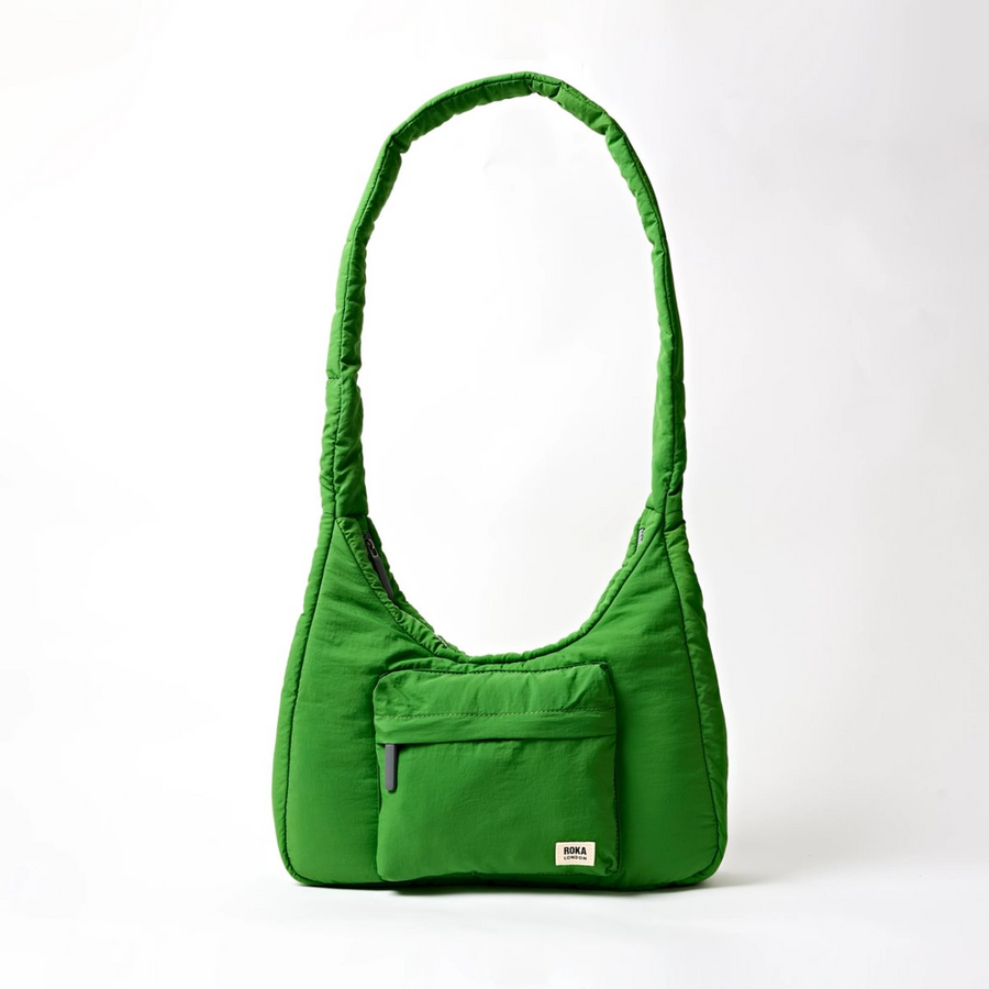 Roka - Belsize Medium Crossbody Bag in Online Lime Taslon