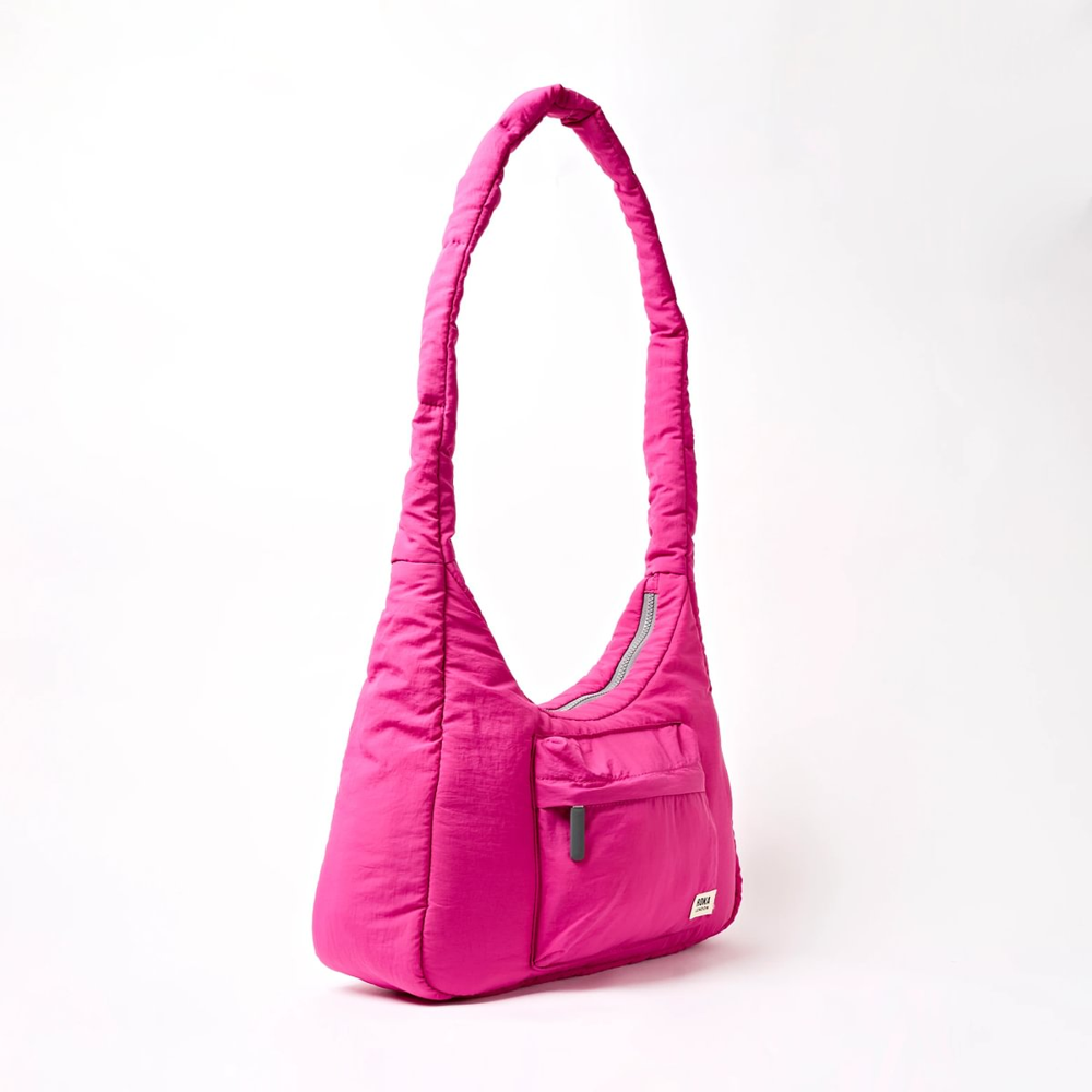 Roka - Belsize Medium Crossbody Bag in Very Berry Taslon