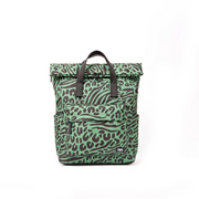 Roka - Canfield Medium Backpack in Mixed Animal Artichoke Canvas