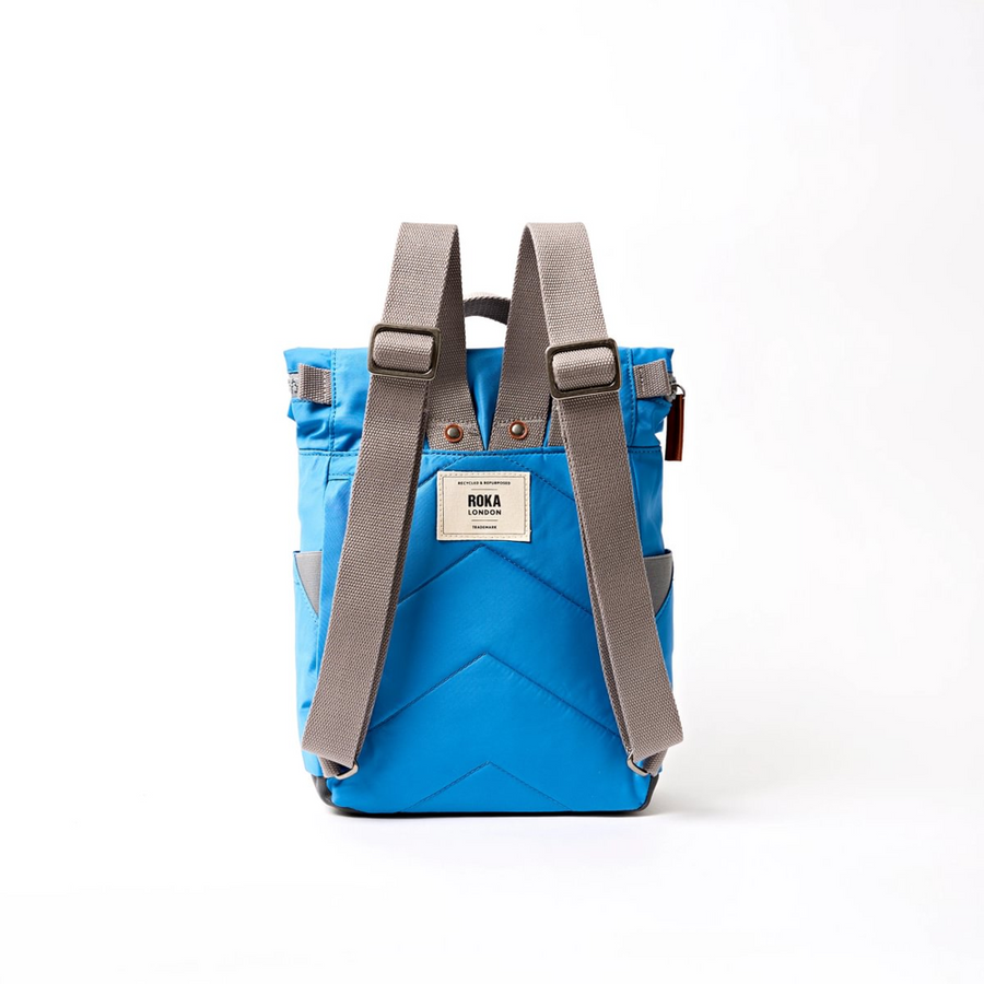 Roka - Canfield Small Backpack in Malibu Blue Nylon