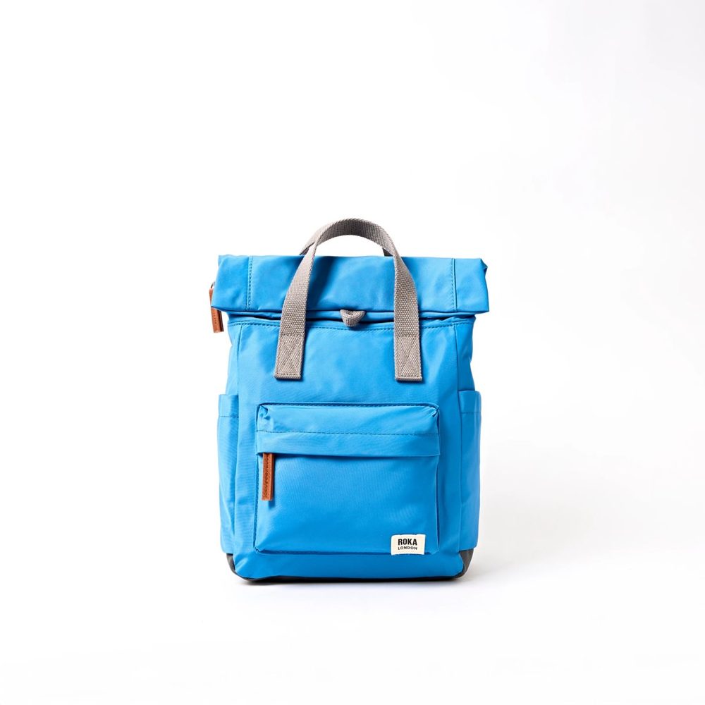 Roka - Canfield Small Backpack in Malibu Blue Nylon