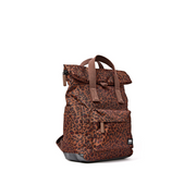 Roka - Canfield Small Backpack in Mini Leopard Canvas