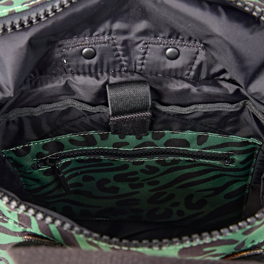 Roka - Canfield Small Backpack in Mixed Animal Artichoke Canvas