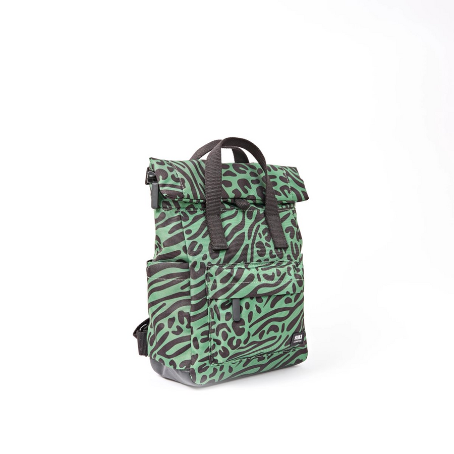 Roka - Canfield Small Backpack in Mixed Animal Artichoke Canvas