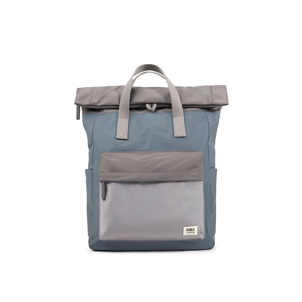 Roka - Canfield Medium Backpack in Grey Tonal Nylon